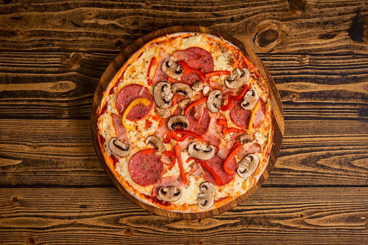 New York pizza at Late Night Munchies Riga